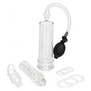 Set Pompă Penis His Enlargement Transparent pe SexLab