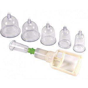 Set Pompa Pentru Sfarcuri Cupping Rimba Transparent pe SexLab