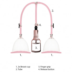 Set Pompă Sâni Medium Rose Gold