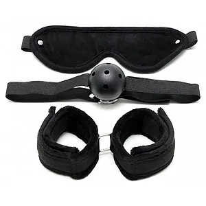 Erotic Shop Online Set Rimba Soft Bondage Academic Negru pe SexLab