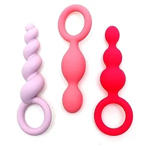 Set Satisfyer Anal Plugs Multicolor pe SexLab