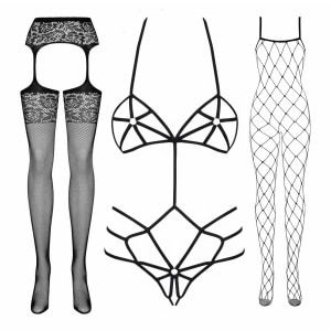 Set Seducător Noir: Kit Complet pentru Jocuri de Rol pe Sexlab.ro