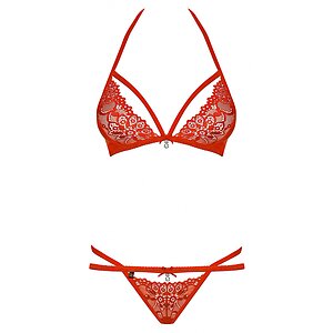 Set Obsessive 838-SET Roșu pe SexLab