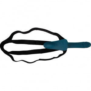 Set Strap-On You2Toys — 7 Moduri, Reîncărcabil Albastru