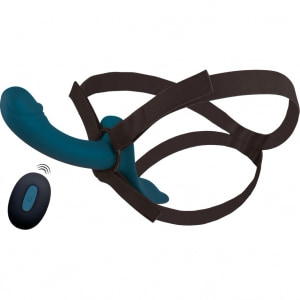 Set Strap-On You2Toys — 7 Moduri, Reîncărcabil Albastru Set Strap-On You2Toys — 7 Moduri, Reîncărcabil Albastru pe Sexlab.ro