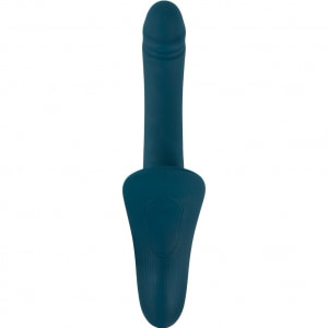 Set Strap-On You2Toys — 7 Moduri, Reîncărcabil Albastru