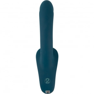 Set Strap-On You2Toys — 7 Moduri, Reîncărcabil Albastru