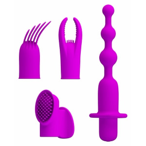 Set Vibratoare Pretty Love Joy Collection 4 în 1 Mov pe Sexlab.ro