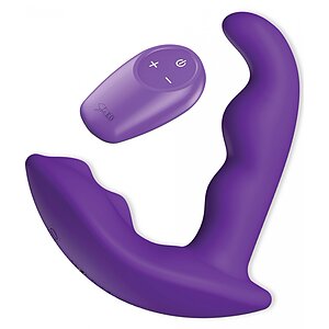 Vibrator Anal Cu Doua Motoare Si Telecomanda