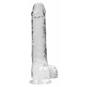 Shots 23 cm Realistic Dildo Transparent Shots 23 cm Realistic Dildo Transparent pe Sexlab.ro