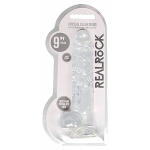 Shots 23 cm Realistic Dildo Transparent