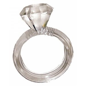 Silicon Diamond Penis Ring Transparent pe Sexlab.ro