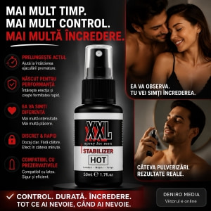 Spray Ejaculare Precoce Și Erecții Îndelungate XXL Hot 50 ml