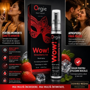 Spray Orgie Wow Strawberry Ice 10ml