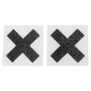 Stickere Pentru Sfârcuri Model X Negru Stickere Pentru Sfârcuri Model X Negru pe Sexlab.ro