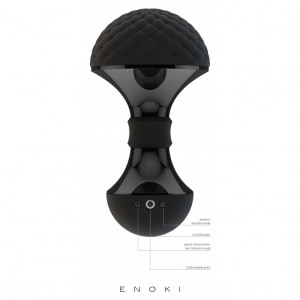 Stimulator Clitoris Enoki Bendable Massager Negru