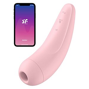 Stimulator Clitoris Satisfyer Curvy 2 Plus Roz pe SexLab