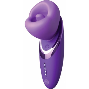Stimulator cu Suctiune și Limbă Vibratorie, 7 Moduri, USB-C Mov pe Sexlab.ro