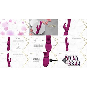 Stimulator Mika Triple Motor Rabbit Flapping Roz