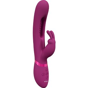Stimulator Mika Triple Motor Rabbit Flapping Roz pe Sexlab.ro