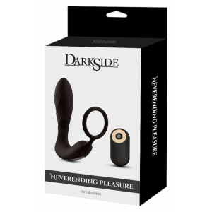 Stimulator Prostatic cu Inel Penian Toyz4lovers — Vibrație Negru