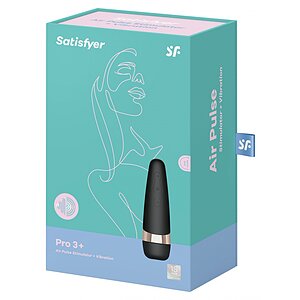 Stimulator Satisfyer Profesional III Vibrator Negru pe SexLab