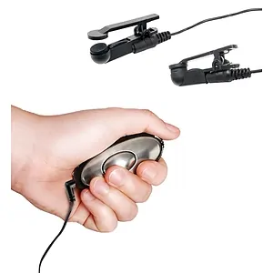 Stimulator Vibrant Pentru Sfârcuri Negru pe SexLab