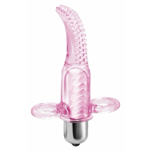 Stimulator Vibro Finger Roz Stimulator Vibro Finger Roz pe Sexlab.ro