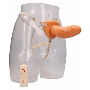 Strap-on Cu Vibrații Hollow Extender pe SexLab