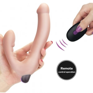 Strap-On Dublu Joy pentru Stimularea Punctului G