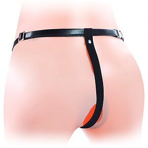 Strap-On Dublu Unisex Hollow