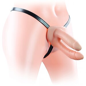Cumpara Strap On Dublu Online Strap On Cu Doua Dildo Uri