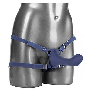 Strap-On Her Royal Harness Me2 Thumper Albastru pe SexLab