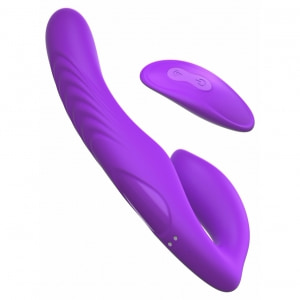Dildo Strapless Lungime Inserare 22.2 Cm Vibrator Strapless Rezistent La Apa Usb