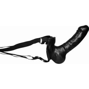 Strap-On Latex Switch Negru pe Sexlab.ro