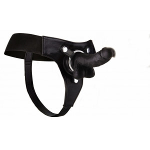Strap-On Realistic 18cm Negru Strap-On Realistic 18cm Negru pe Sexlab.ro