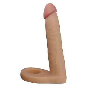 Strap-On The Ultra Soft Double 17cm Strap-On The Ultra Soft Double 17cm pe SexLab