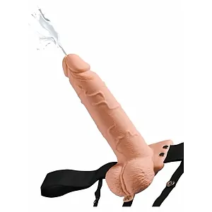 StrapOn 21cm Cu Ejaculare Hollow StrapOn 21cm Cu Ejaculare Hollow pe SexLab