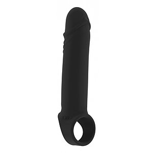 Stretchy Penis Extension No.31 Negru pe SexLab