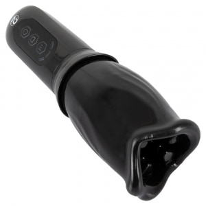 Stroker Rotativ Reîncărcabil — 4 Moduri, 3 Viteze, 8 cm Negru pe Sexlab.ro