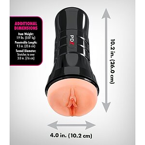 Super Juicy XXL - Masturbator Auto-lubrifiant Real
