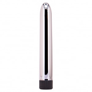 Super Slick Vibrator Argintiu pe Sexlab.ro