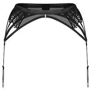 Suspender Belt Obsessive Donarella Negru pe SexLab