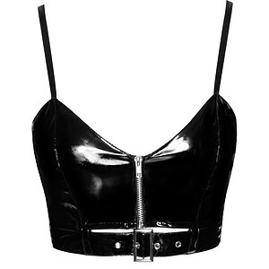 Sutien Black Level Vinyl Top Emma Negru Sutien Black Level Vinyl Top Emma Negru pe SexLab