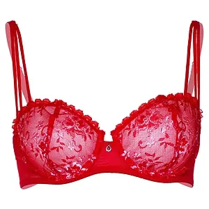 Sutien Daring Intimates New Unlined Lace Roșu Sutien Daring Intimates New Unlined Lace Roșu pe SexLab