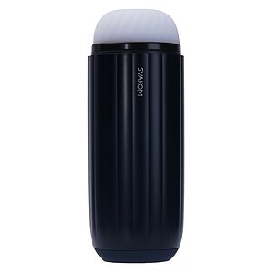 Svakom Sam Neo 2 Pro Masturbator Reîncărcabil cu Încălzire Negru pe SexLab