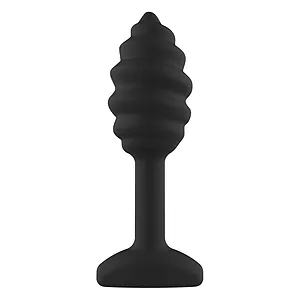 Swirl Anal Plug Negru Swirl Anal Plug Negru pe SexLab