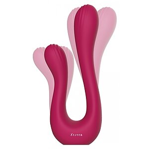 Sync Sensation – Vibrator Dublu, 2 Motoare, 7 Moduri Roz pe SexLab
