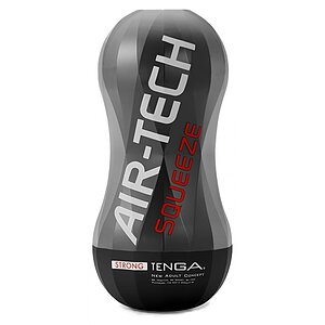 TENGA Air Tech Squeeze Strong, Intensitate Puternica Negru pe SexLab