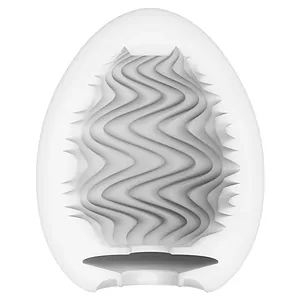 TENGA Egg Wind Single Sleeve elastic compact și discret Alb TENGA Egg Wind Single Sleeve elastic compact și discret Alb pe SexLab